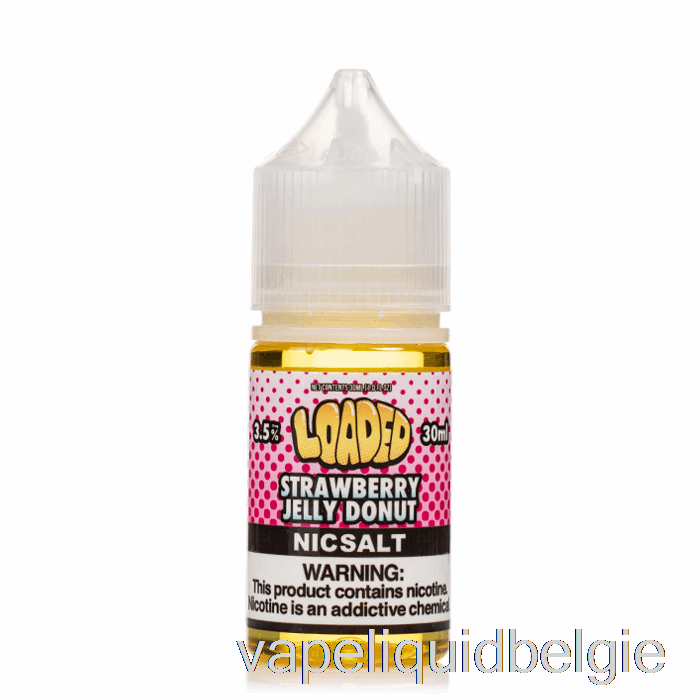 Vape België Aardbeigelei Donut - Geladen Zouten - Meedogenloze Dampen - 30ml 20mg